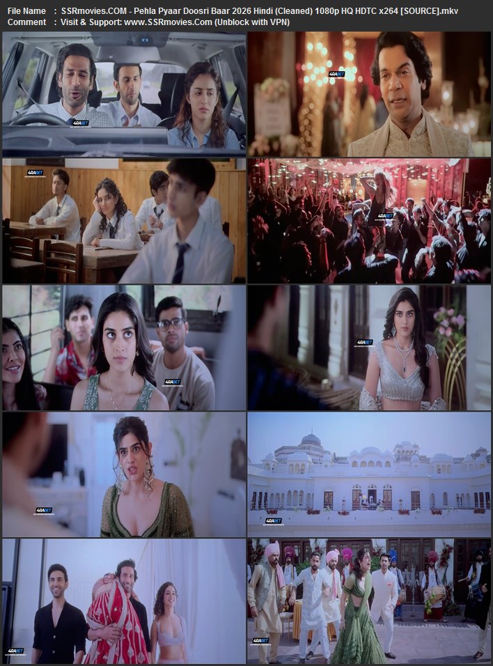 Pehla Pyaar Doosri Baar 2026 Hindi (Cleaned) 1080p 720p 480p HQ HDTC x264 ESubs Pehla Pyaar Doosri Baar 2026 Hindi (Cleaned) 1080p 720p 480p HQ HDTC x264 ESubs