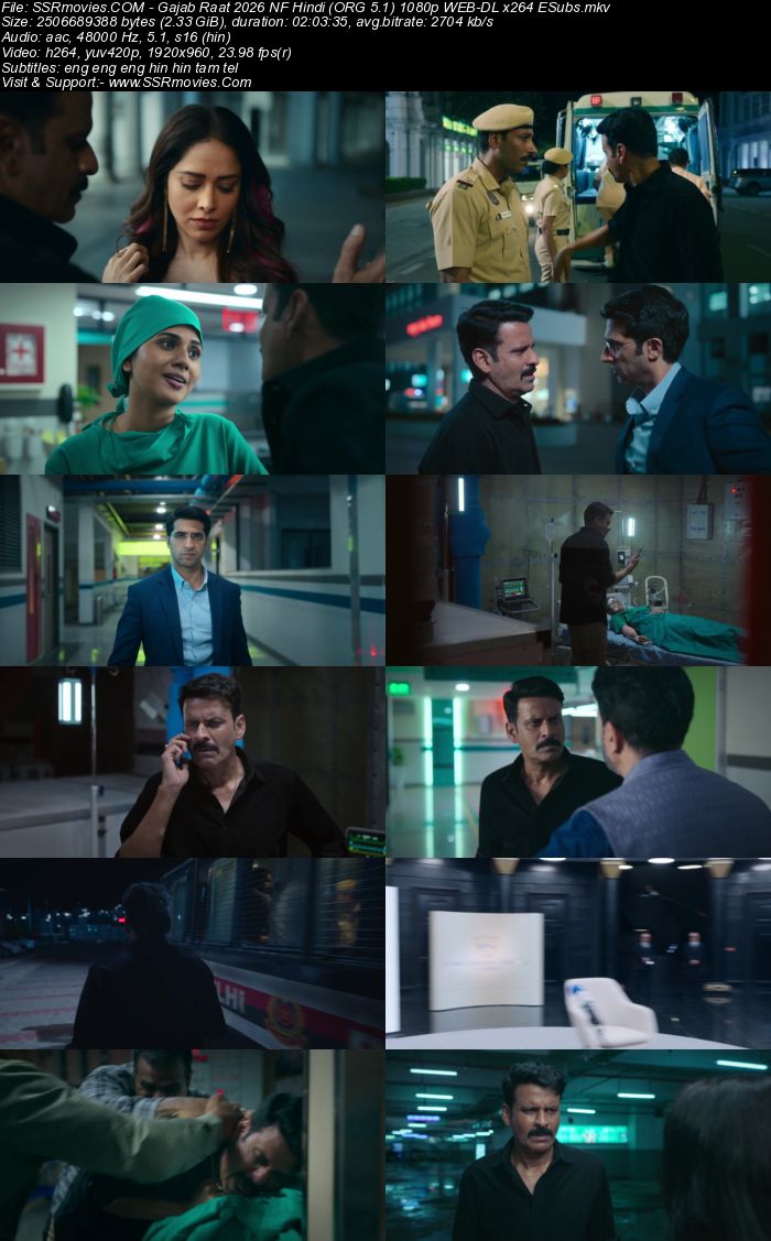 Gajab Raat 2026 NF Hindi (ORG 5.1) 1080p 720p 480p WEB-DL x264 Multi Subs