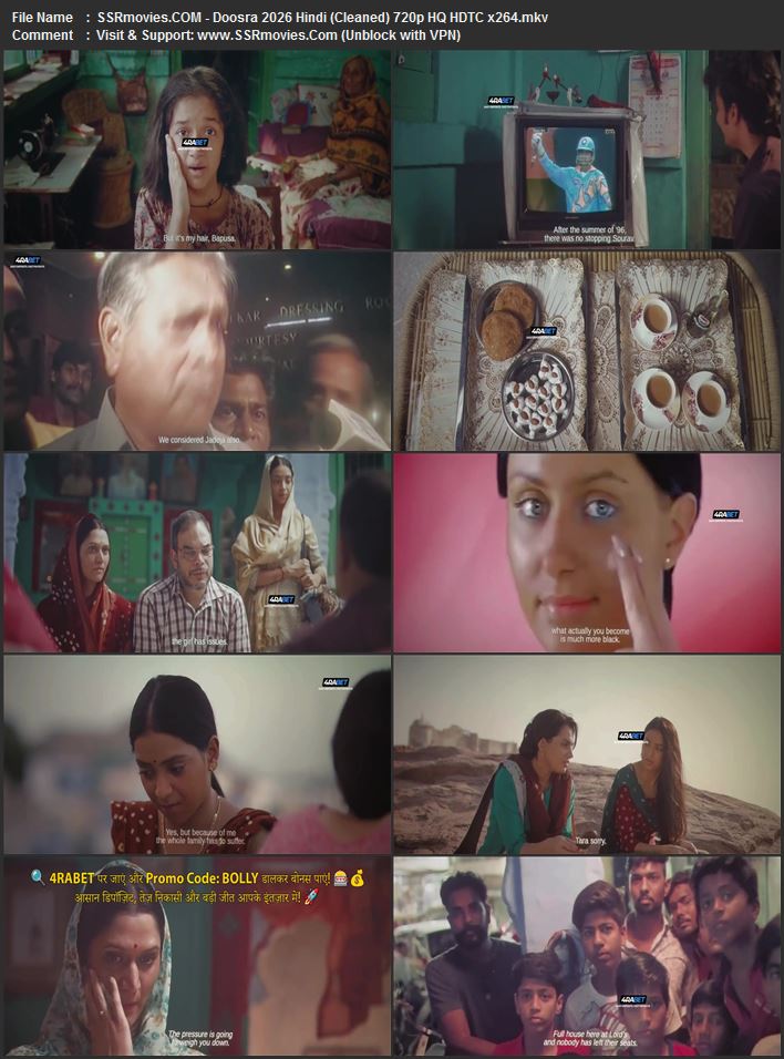 Doosra 2021 Hindi (Cleaned) 1080p 720p 480p HQ HDTC x264 ESubs Doosra 2021 Hindi (Cleaned) 1080p 720p 480p HQ HDTC x264 ESubs
