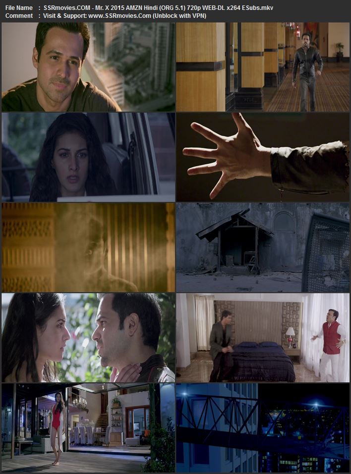 Mr. X 2015 Hindi (ORG 5.1) 1080p 720p 480p WEB-DL x264 ESubs