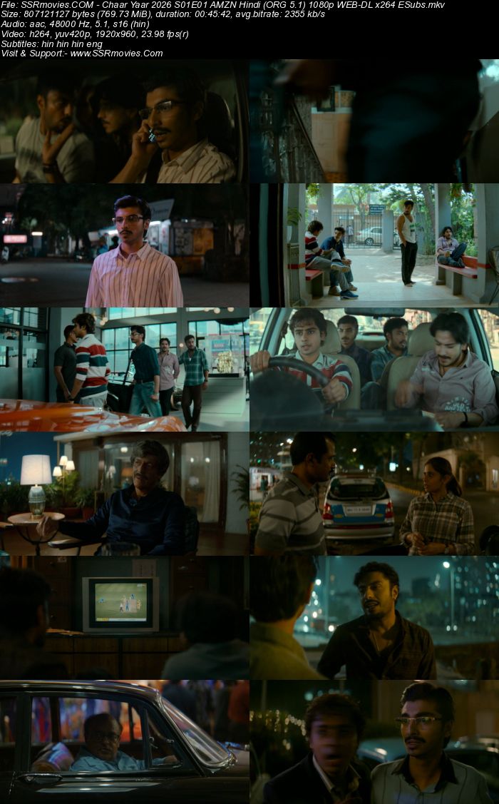 Chaar Yaar 2026 S01 Complete AMZN Hindi (ORG 5.1) 1080p 720p 480p WEB-DL x264 ESubs